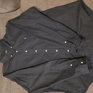 Polo Ralph Lauren XXL long sleeve button down shirt black